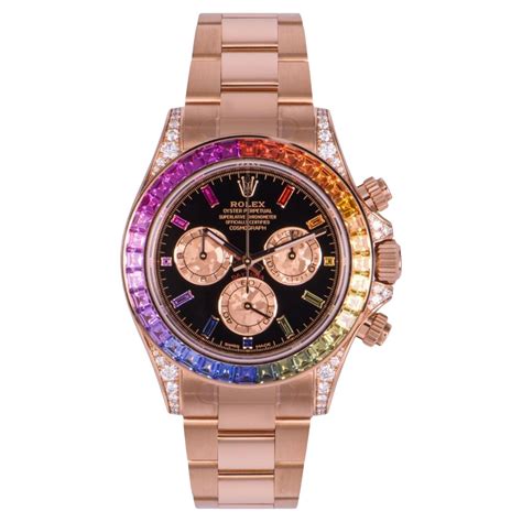 rolex daytona rainbow rose gold price|rolex rainbow 116595rbow price.